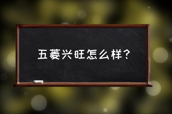 五菱兴旺怎么样 五菱兴旺怎么样？